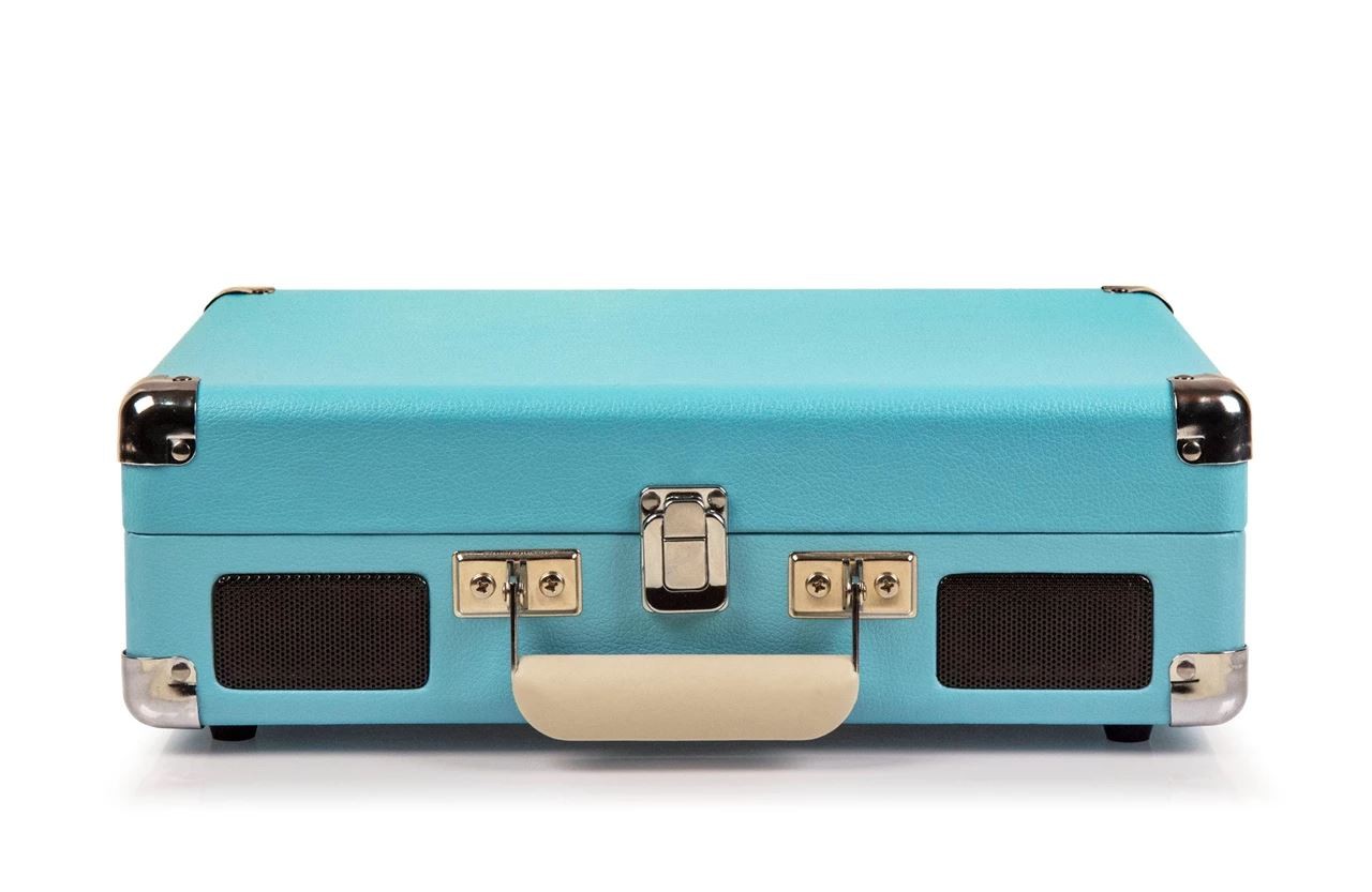 Crosley Cruiser Plus Turntable - Bluetooth Output - 3-Speed - Portable Suitcase - Turquoise Blue - Image 2