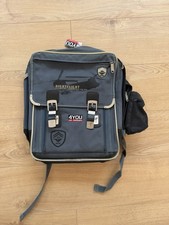 4YOU Schulrucksack Nightflight Grau Blau | Retro Ranzen 31st Wing