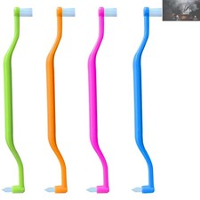 Ultra Soft Bristles Toothbrush Set 4 Pcs - Battery Powered, U-shaped