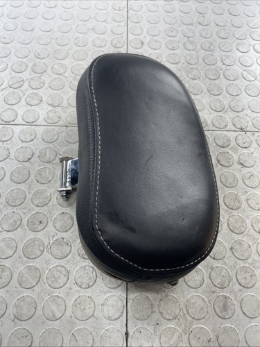 14-24 Indian Motorcycle Genuine Leather Rider Backrest Pad Black Stud OEM (Torn)