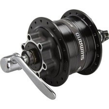 Nabe Vorderrad Fahrrad Nabendynamo Shimano DH-3D32 schwarz 36 Loch Disc 6 Loch