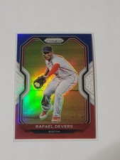 2021 Panini Prizm - Rafael Devers #67 Red White & Blue Prizm - Red Sox