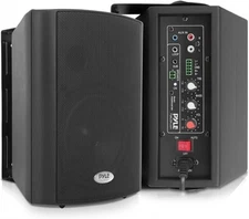 Pyle PDWR53BTBK Wall Mount Home Speaker System - Black (Open Box)