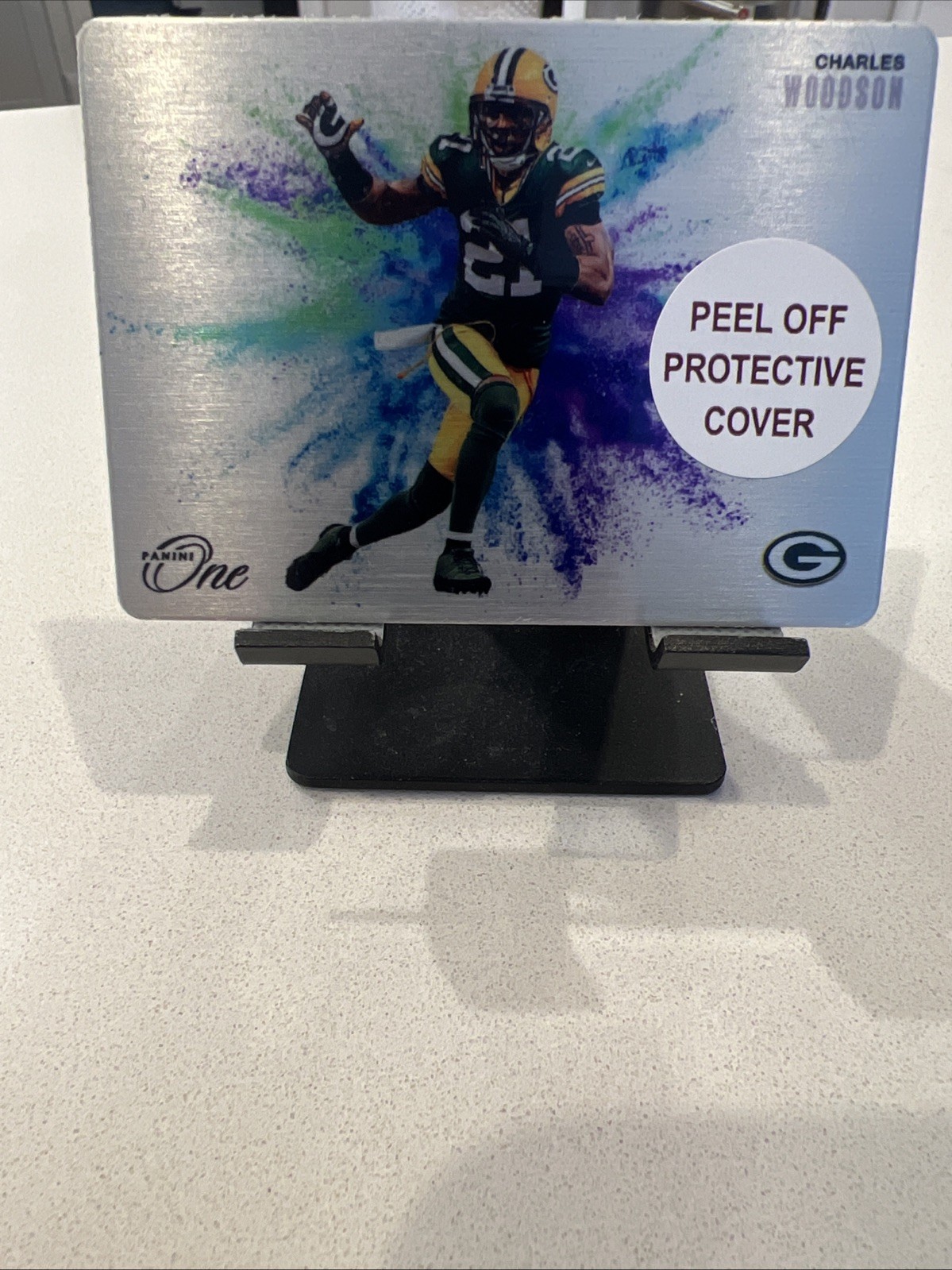 CHARLES WOODSON 2024 Panini One #CB-CWN COLORBLAST Metal *Case Hit* Packers SSP