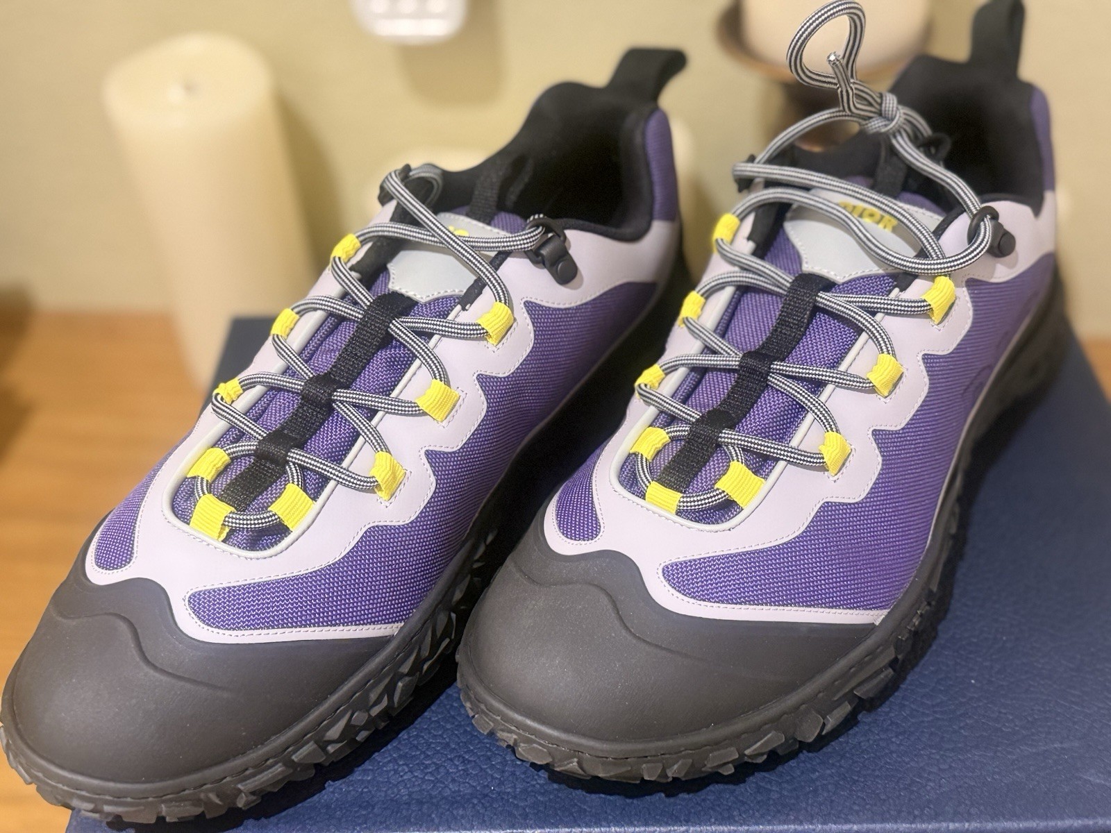 SAOLA Scarpe da trekking Christian Dior B28 1295 pennino maglia taglia Eu 44 Us 11m