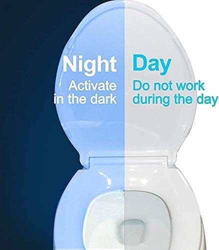 Motion Sensor Color Changing Toilet Night Light with UV Slap Activation - Picture 2 of 10
