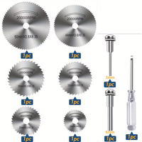 9X Mini KreissäGeblatt Hss Trennscheiben Holz Metall Dremel ZubehöR Trennblatt