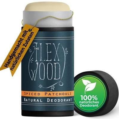Gewürztes, holziges, natürliches Deodorant mit Patchouli   70 ml. Natürliche...