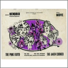 Jimi Hendrix Experience/Pink Floyd 1967 Tour Programme (UK)