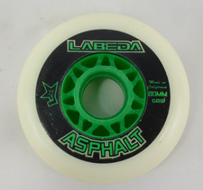 Labeda Gripper Asphalt Outdoor Inline Wheels 80mm White 4-Pack  0410-450 