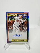 2025 Topps Chrome Adley Rutschman Refractor 35th SSP Auto 20/50 Orioles C90A-ARU