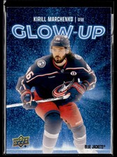 2025-26 Upper Deck Series 2 Glow-Up Speckle #GU-14 Kirill Marchenko