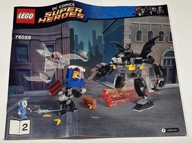 LEGO DC Comics 76026: Gorilla Grodd Goes Bananas Instruction Books 1, 2 + Comic