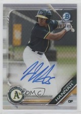 2019 Bowman Chrome Prospects Refractor 287/499 Jameson Hannah #CPA-JHA Auto 4a7
