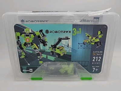 Robotryx 3 in 1 Building Block Set - Cliffsling - 212 Pieces - Ages 7+ Brand New