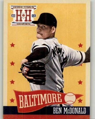2013 Panini Hometown Heroes Ben McDonald #40 Baltimore Orioles