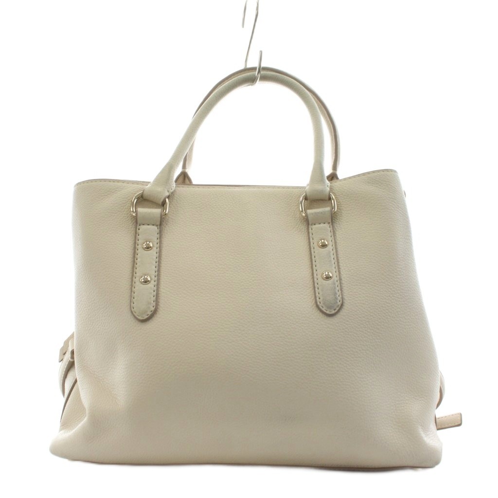 Kate Spade Handbag Shoulder Bag 2Way Leather Beige /An96 Ladies thumbnail 2