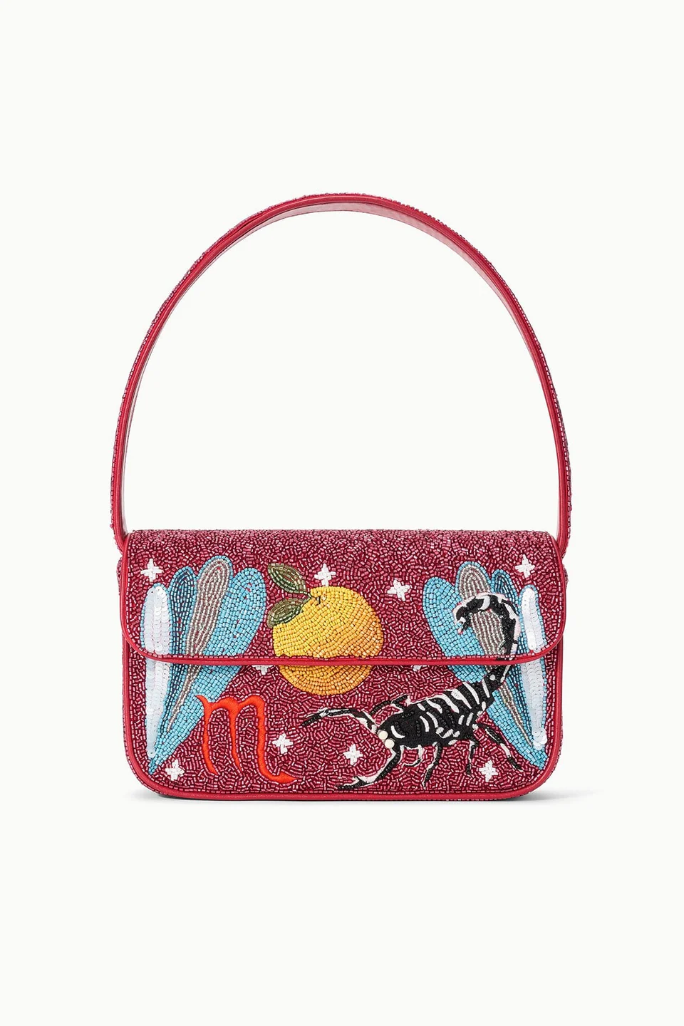 STAUD BEADED ZODIAC TOMMY BAG SCORPIO Limited Collection