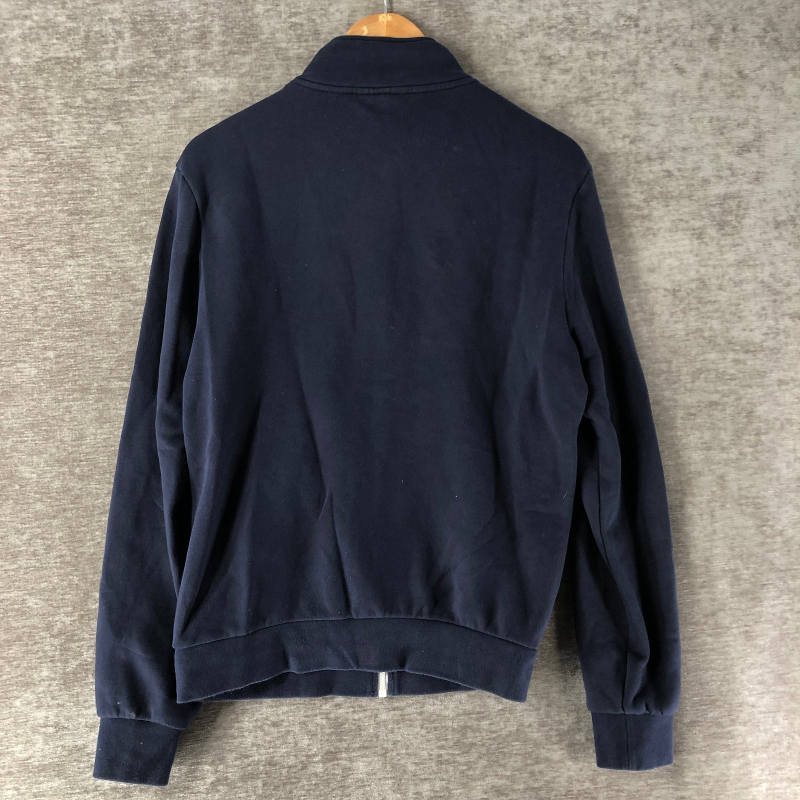 Lacoste Sports Men's Full Zip Track Jacket Spell-out Big Logo Blue Size Small 3 thumbnail 6