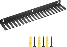 Wall Mountable Cable Hanger and Organizer Steel Cable Rack with 19 Cables Slo...