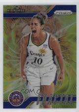 2024 Panini Prizm WNBA Fractal Blue Prizm 24/49 Kia Nurse #10 0c3