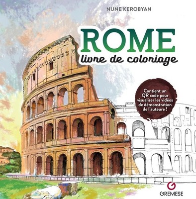 Nune Kerobyan Rome - Livre de coloriage (Taschenbuch) (US IMPORT)