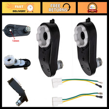 12V RS390 Gearbox Motors 16000RPM for Power Wheels, Kids Electric Vehicles - 2Pc