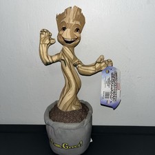 Marvel Guardians of the Galaxy Groot In Pot Plush stuffed Toy 14 Inches NWT