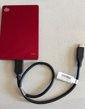 Seagate Backup Plus Portable Drive 2TB Red External Hard Drive SRD00F1 w/ USB-C