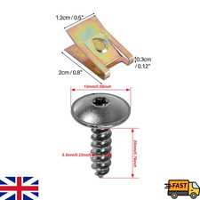 FIT HYUNDAI Fender Liner Splash Shield Bumper Cover Screws U Nut Clip Kit