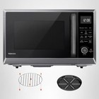 TOSHIBA 1.0 Cu Ft Air Fryer Combo Countertop Microwave Oven ML2-EC10SA(BS) 