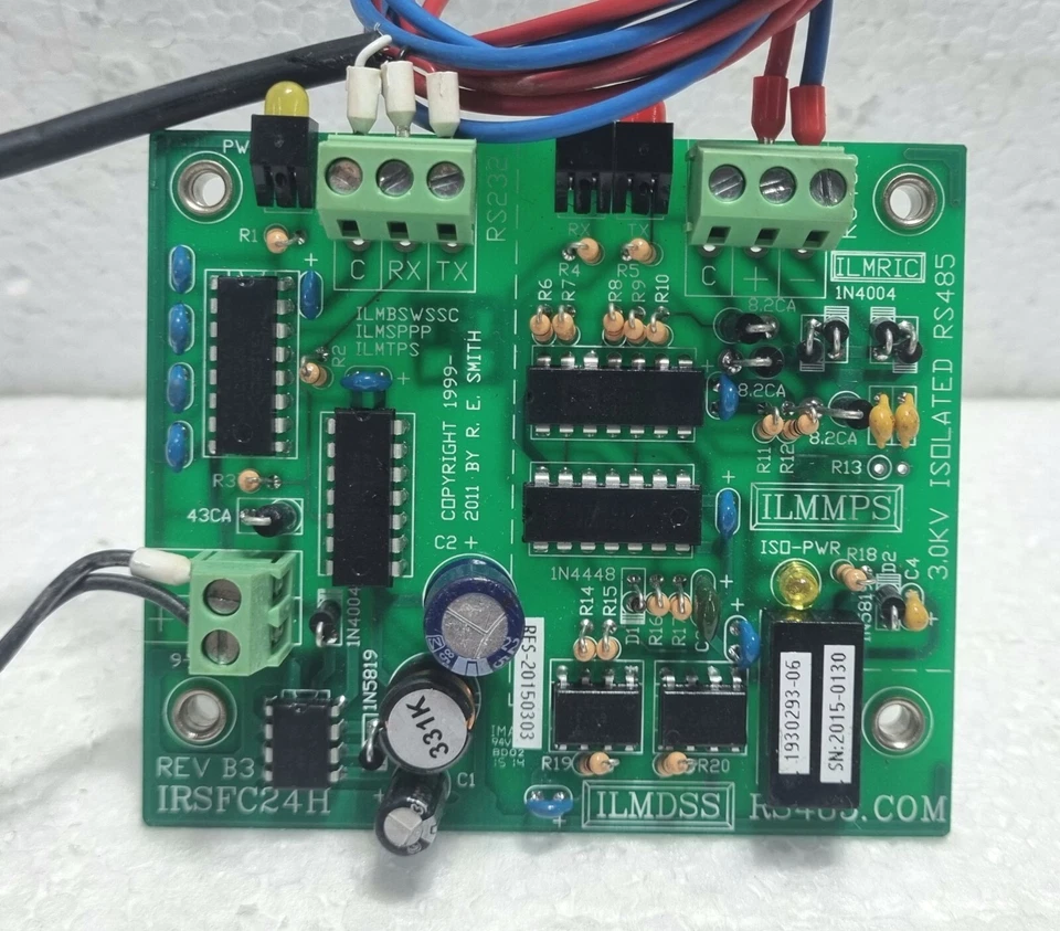 Hydrill | RE SMITH ILMDSS IRSFC24H REV B3 ILMMPS 3.0KV Isolated RS485 PCb - Image 3 of 4