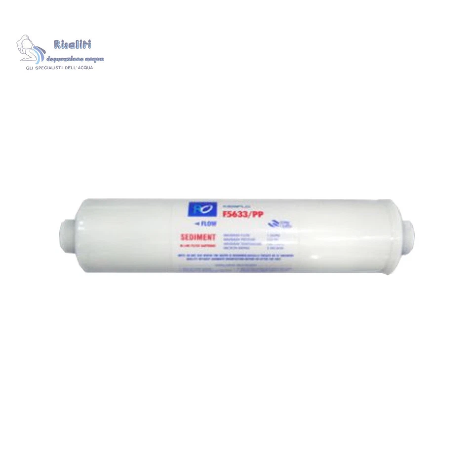 F5633/PP FILTRO IN LINEA SEDIMENTI 5 MICRON KEMFLO 12" 63 MM OSMOSI INVERSA