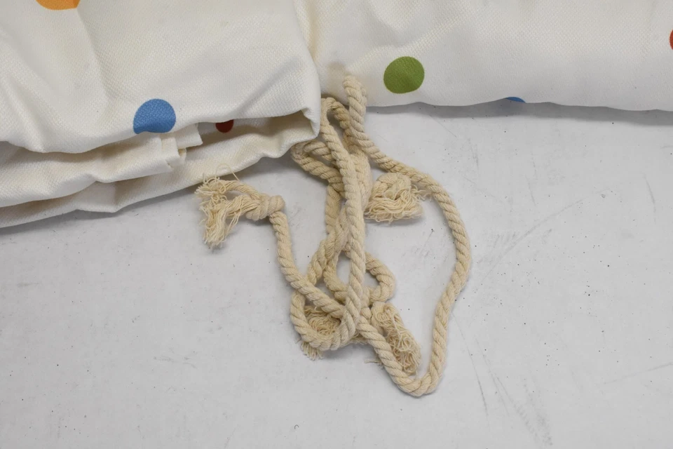 Off-White Fun Lunares Multicolor 2 Paneles Cortinas con Ojales 106" x 70" Foto 3 de 4