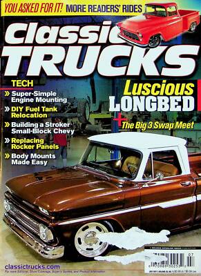 Classic Trucks Magazine July 2011 Vol 20 No 7 DIY Fuel Tank Relocation Longbed Y