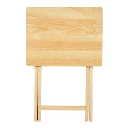 Mainstays-Folding TV Tray Table-Natural 19 x 15 x 26 Inch-Free And Fast Shipping - Picture 3 of 6