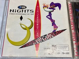 NiGHTS into dreams Sega Saturn and Manual Japanese Version