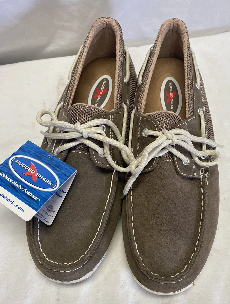 Rugged shark sales men's boat shoes