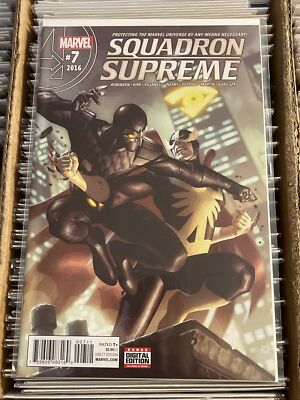 SQUADRON SUPREME #7 ALEX GARNER REGULAR MAIN COVER 2016 nighthawk new costume