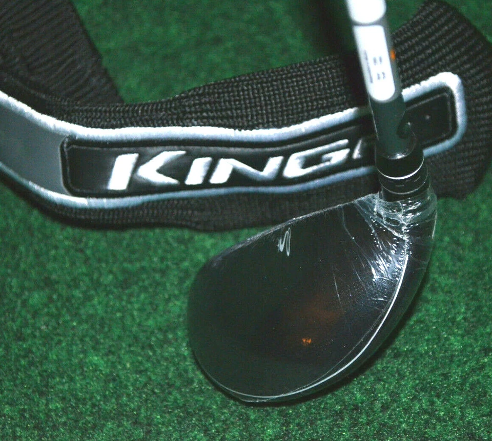 New Cobra King F6 Black 3-4 Hybrid Regular Matrix MFS Red Tie Graphite Left Hand - Image 3 of 4