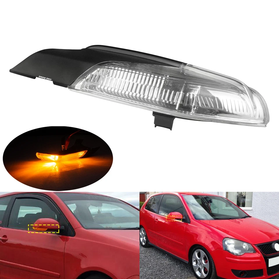 Rechts Seitenspiegel Blinker Blinkleuchte für VW Polo Stufenheck 9A2,9A6 05-09 - Bild 2 von 4