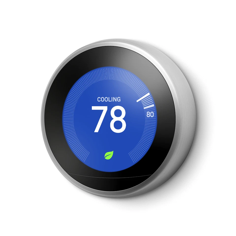 VALUE PACK: Nest Learning Thermostat 3rd gen + 1x Room Sensor + Mounting Plate - Image 3 of 4