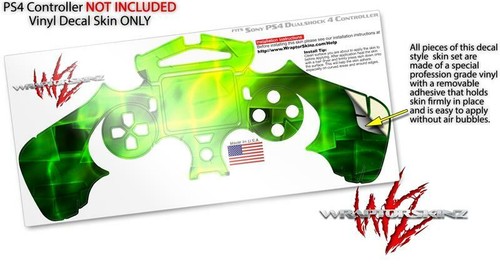 Skin für Sony PS4 Controller Cubic Shards Grün - Bild 3 von 3