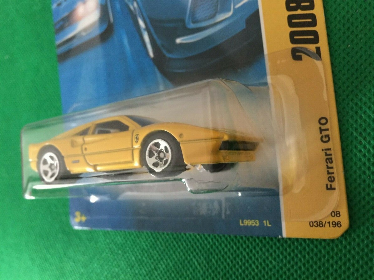 ホットウィール、Ferrari 288GTO （黄） Hot Wheels Ferrari GTO 2008 New Models #38/40 Yellow B106 | eBay