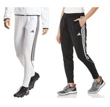 Adidas Women's Tiro 23 League Track Pants Plus Size 1X Black/White NWT