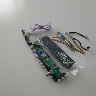 Compatible TV HDMI LCD VGA AV USB DVB Controller board Kit DIY for panel screen 
