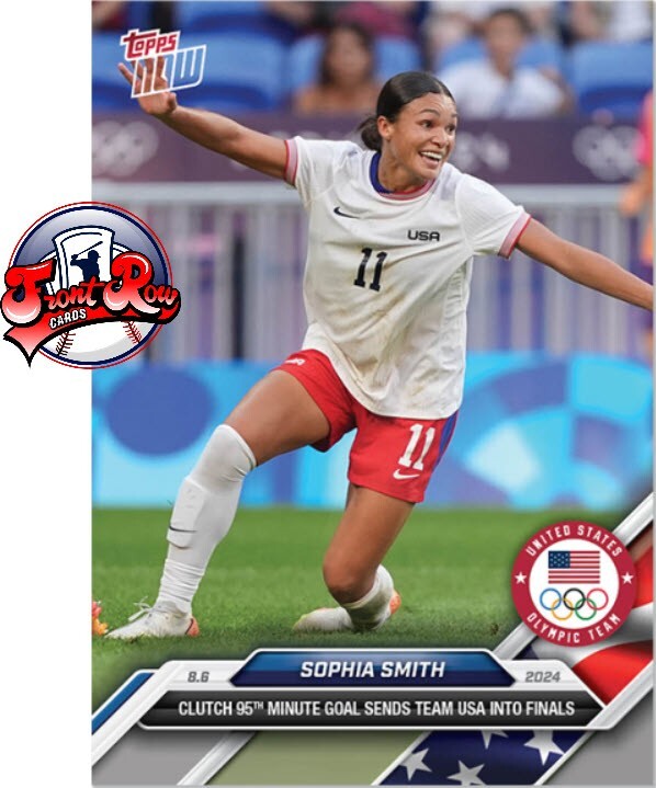 Sophia Smith 2024 Olympic Games TOPPS NOW Card 18