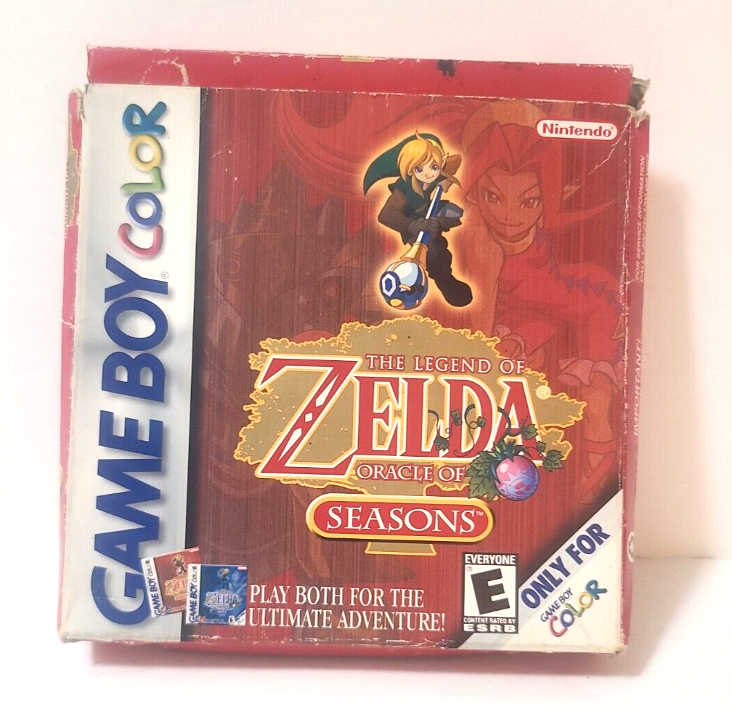 Legend of Zelda Oracle of Seasons Nintendo Game Boy Color GBC