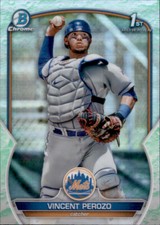 2023 BOWMAN CHROME PROSPECT 1ST LUNAR NEW YORK METS - VINCENT PEROZO #BCP-102