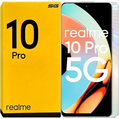 Realme 10 Pro 5G Hyperspace Gold 128GB + 8GB Dual-SIM Unlocked GSM NEW